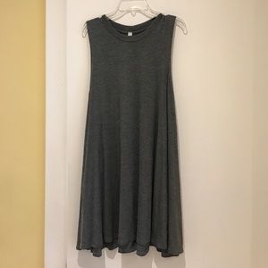 dark grey tshirt dress