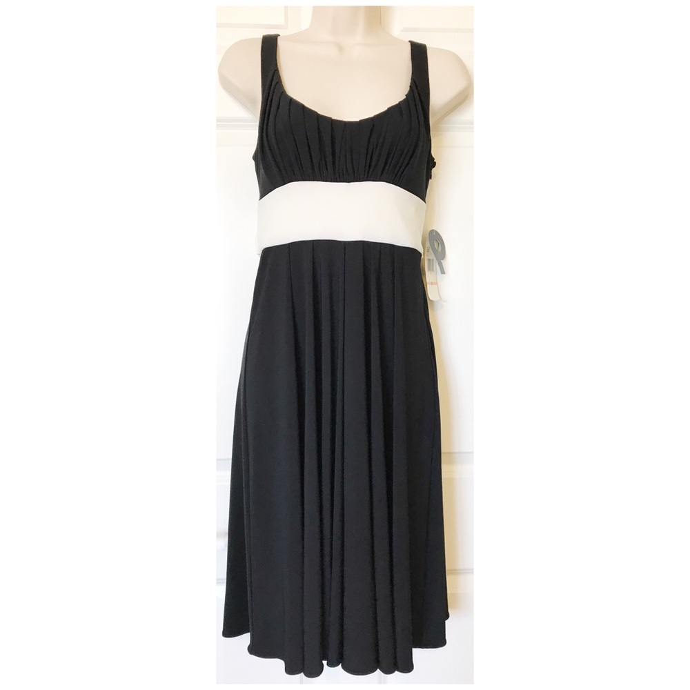 NEW Night Out in Paris Cocktail Dress, Black/Ivory - Picture 2 of 8