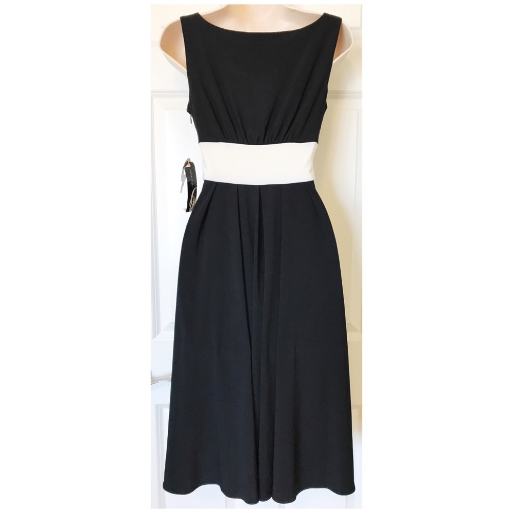 NEW Night Out in Paris Cocktail Dress, Black/Ivory - Picture 5 of 8