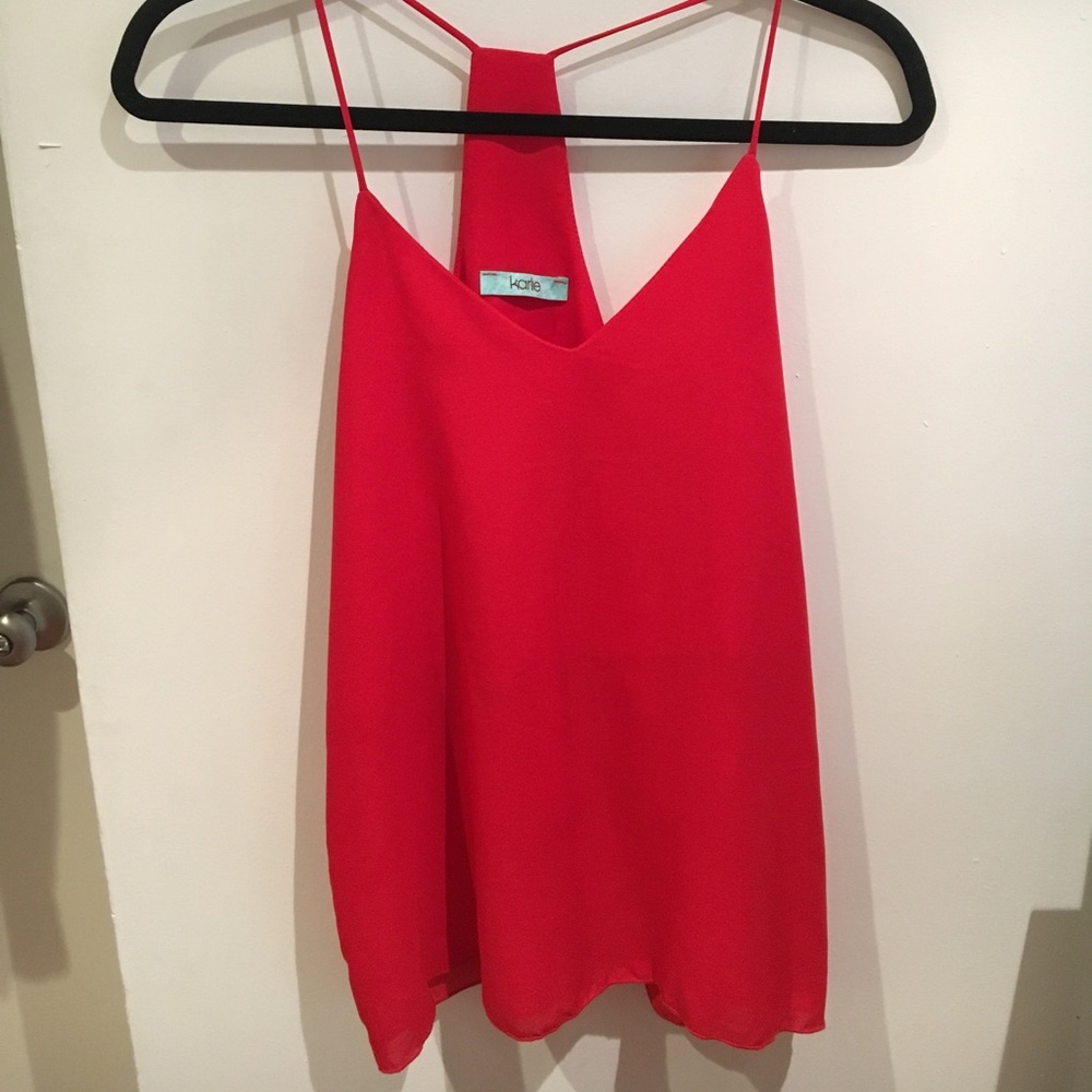 Red Blouse... Casual and Cute!