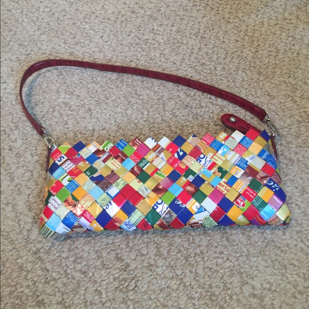 Gum wrapper purse.