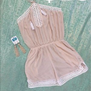 beige romper