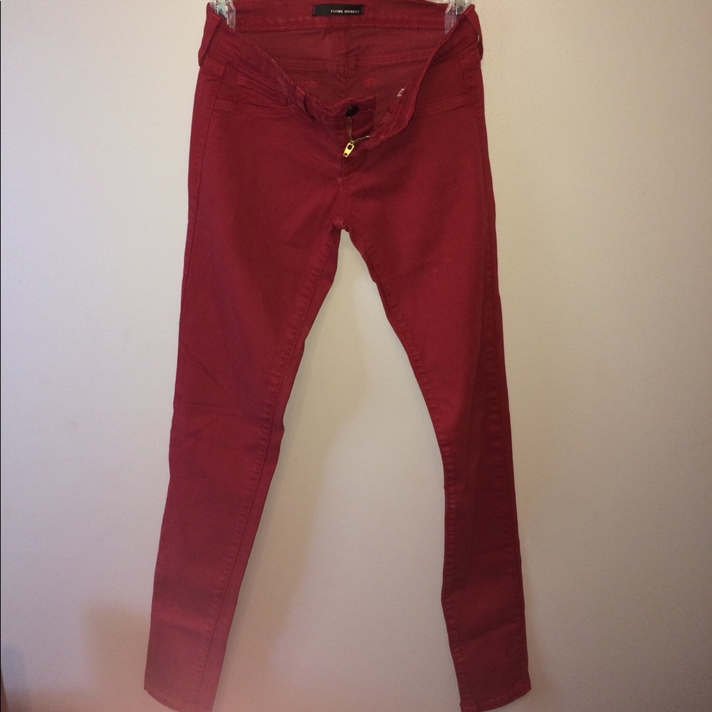 Flying Monkey red jeans, size 26