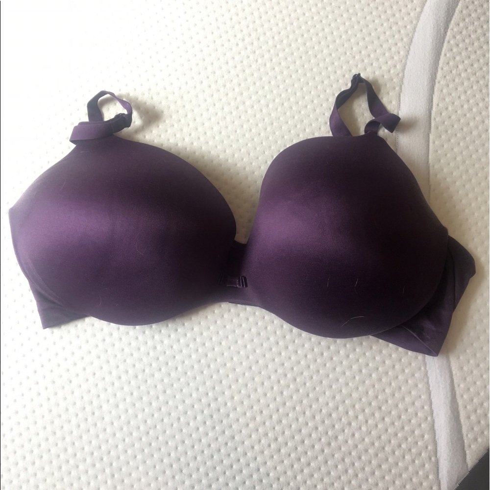 Purple Victoria's Secret Plunge 38DD Bra