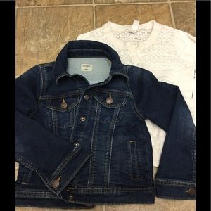 Girls Jean Jacket Sweater Bundle