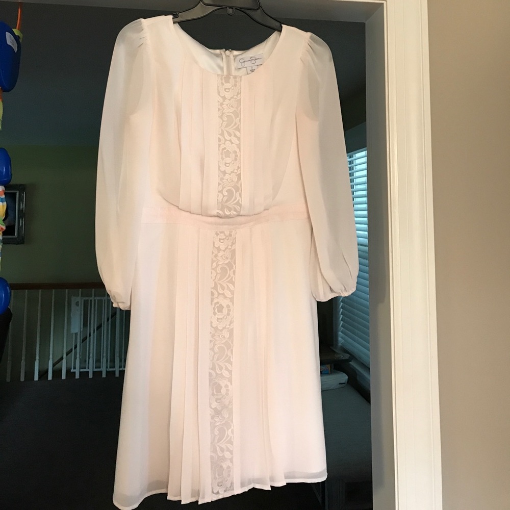 Champagne colored dress. Jessica Simpson brand.