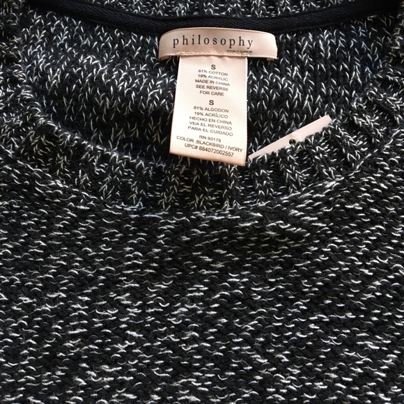 philosophy oversized sweater