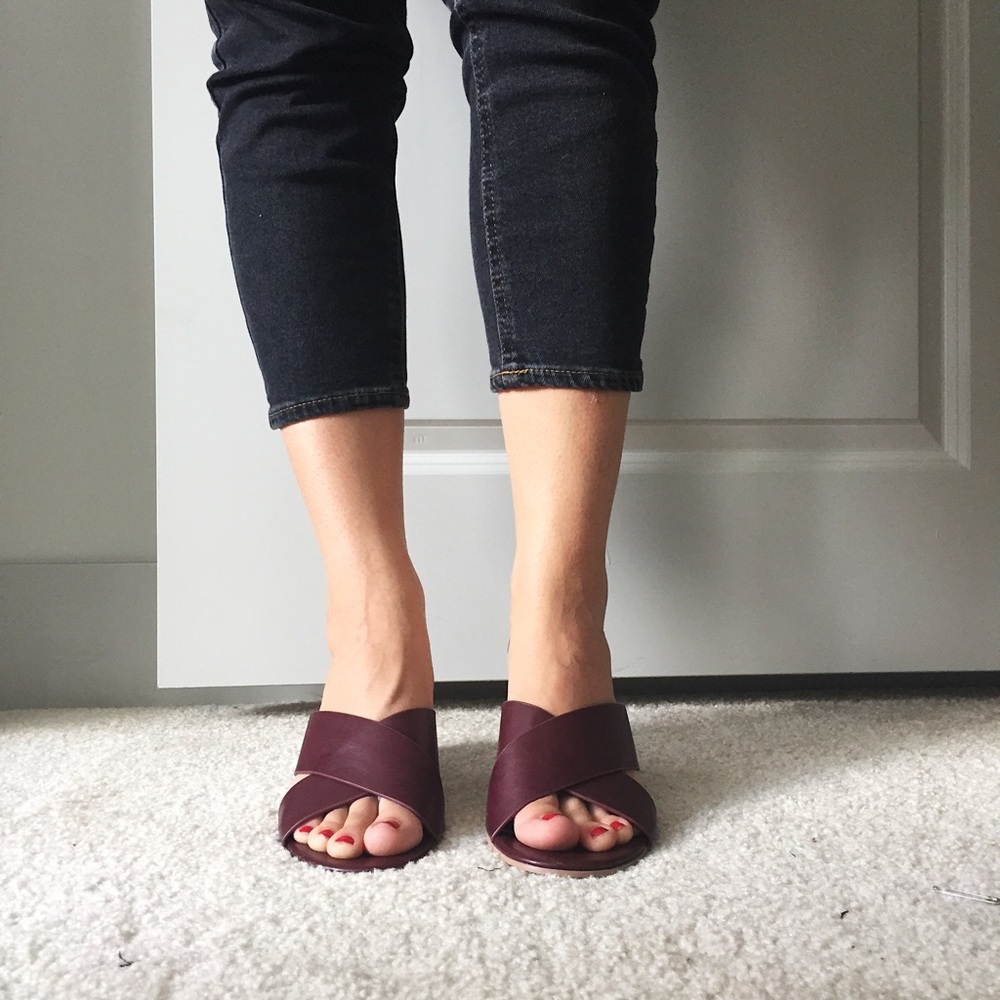 Forever 21 Maroon Mules