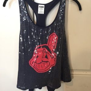 PINK Victoria's Secret Sequin Cleveland Indians