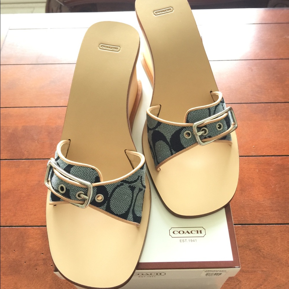 Coach Wedge Sandals