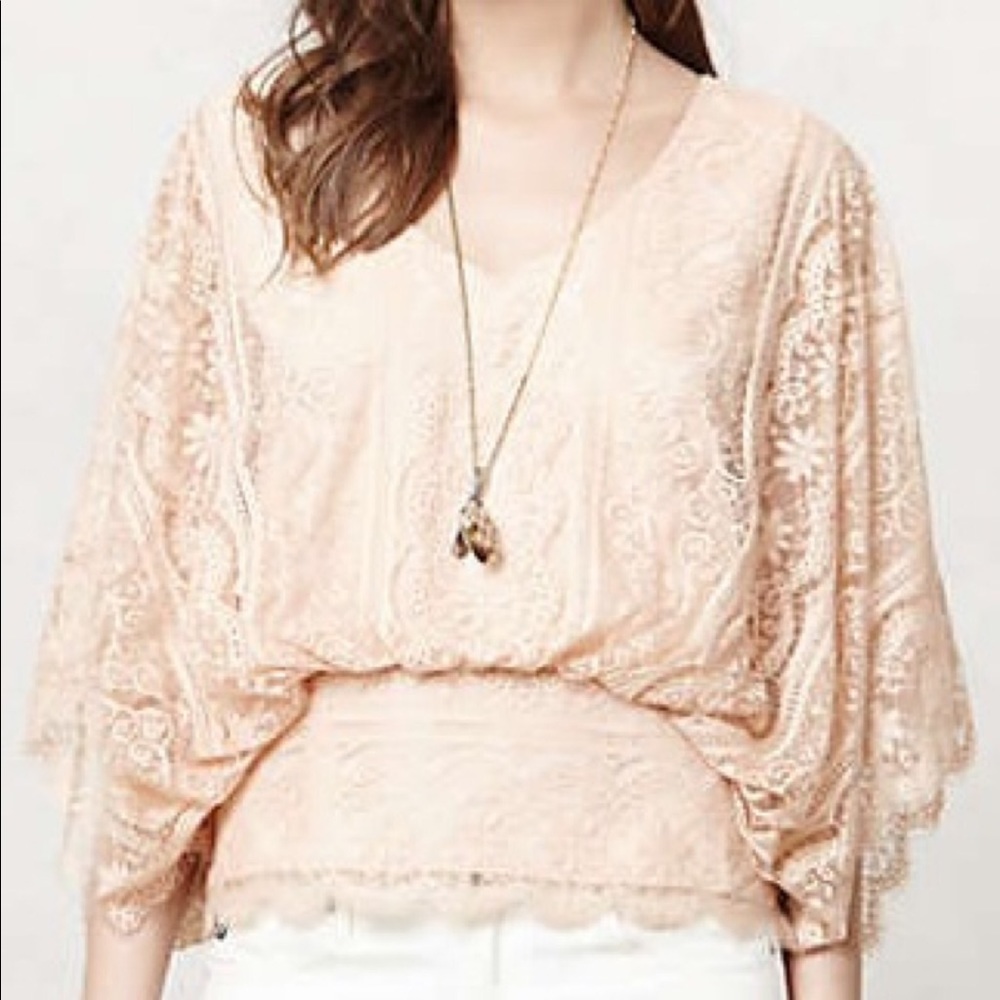 Anthropologie Beyond Vintage lace blouse
