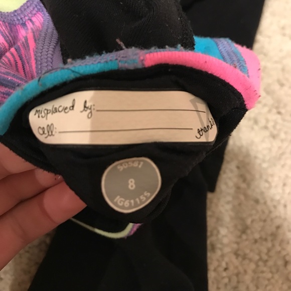 KIDSs REVERSIBLE ivivva (lululemon kids) leggings - Picture 4 of 4