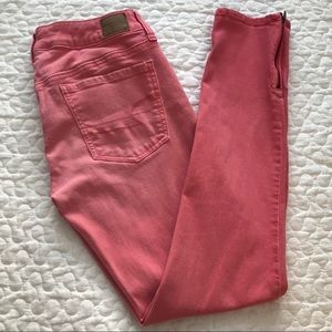 Salmon American Eagle Jeggings