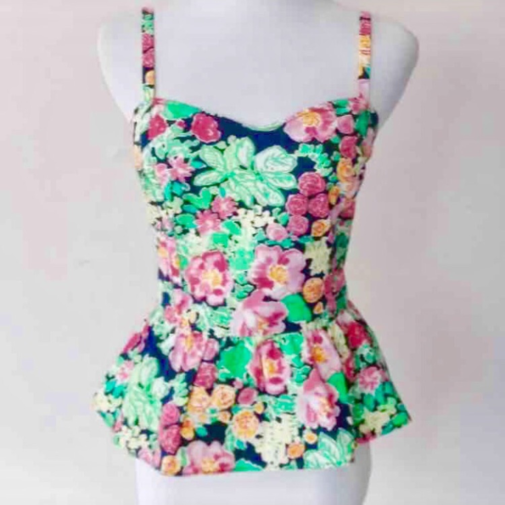 Lilly Pulitzer Peplum Top