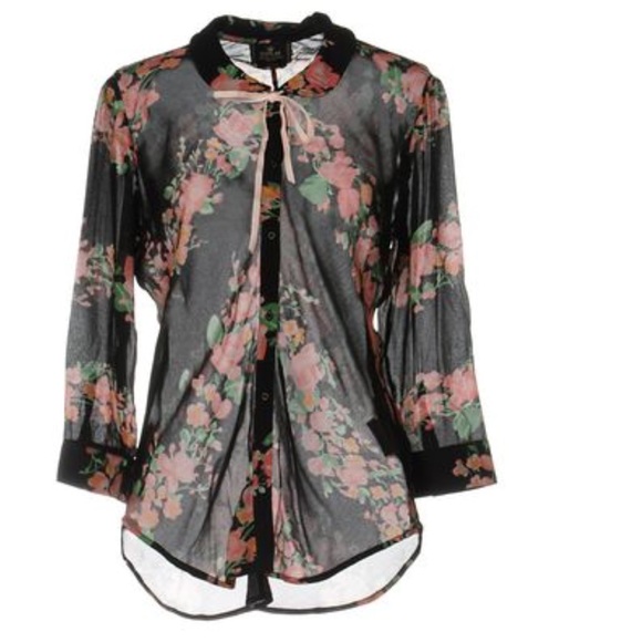 ClaUdiA RiChArd shEer sleEve fl0rAl bl0uSe ๐ฆจ - Picture 4 of 15