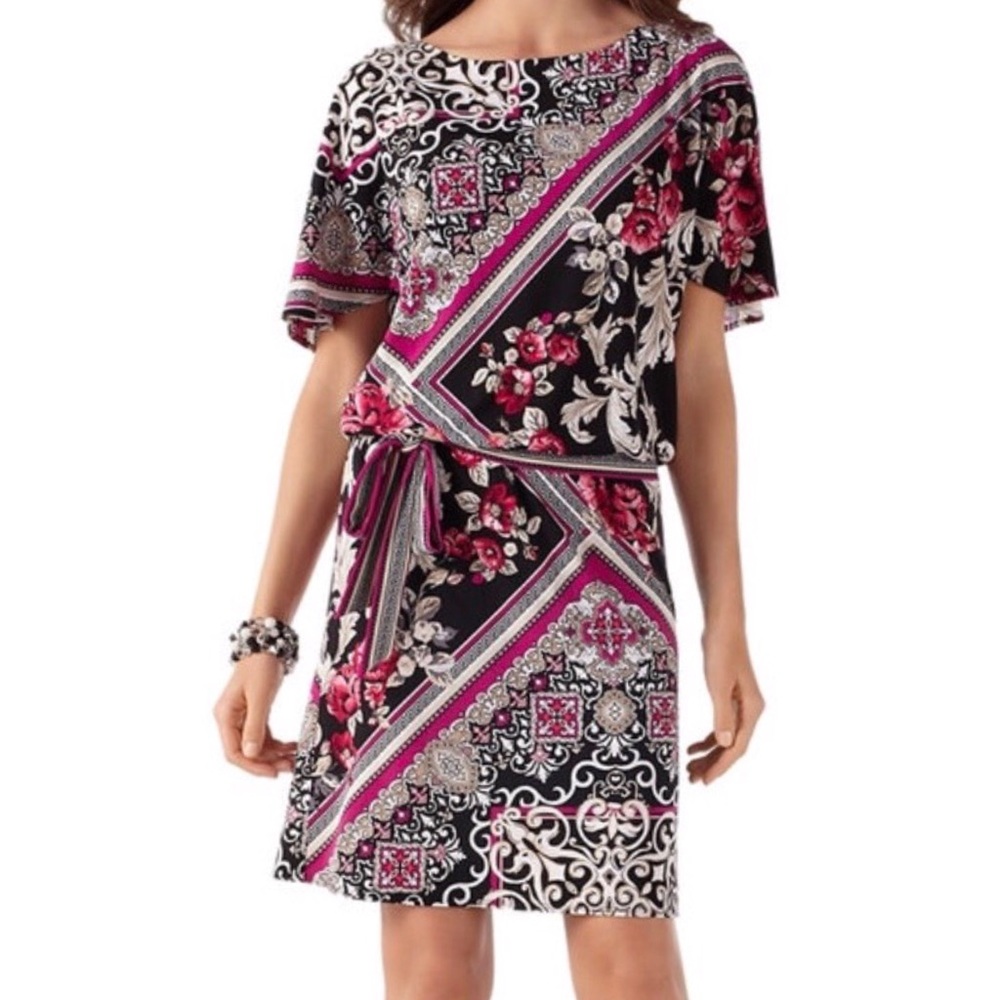 White House Black Market Printed Dress