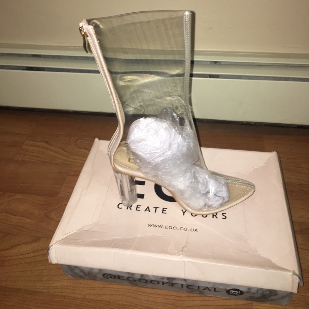 Perspex Clear Booties