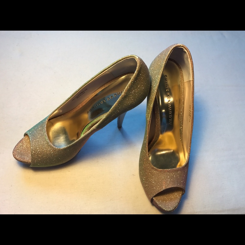 Sparkle Open toe high heel