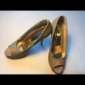 Sparkle Open toe high heel