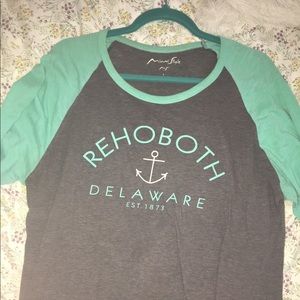 rehoboth beach 3/4 sleeve tee