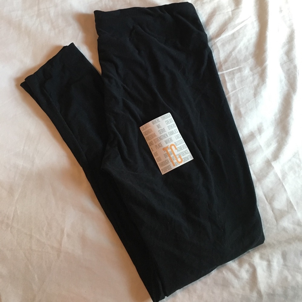 Solid Black TC leggings lularoe