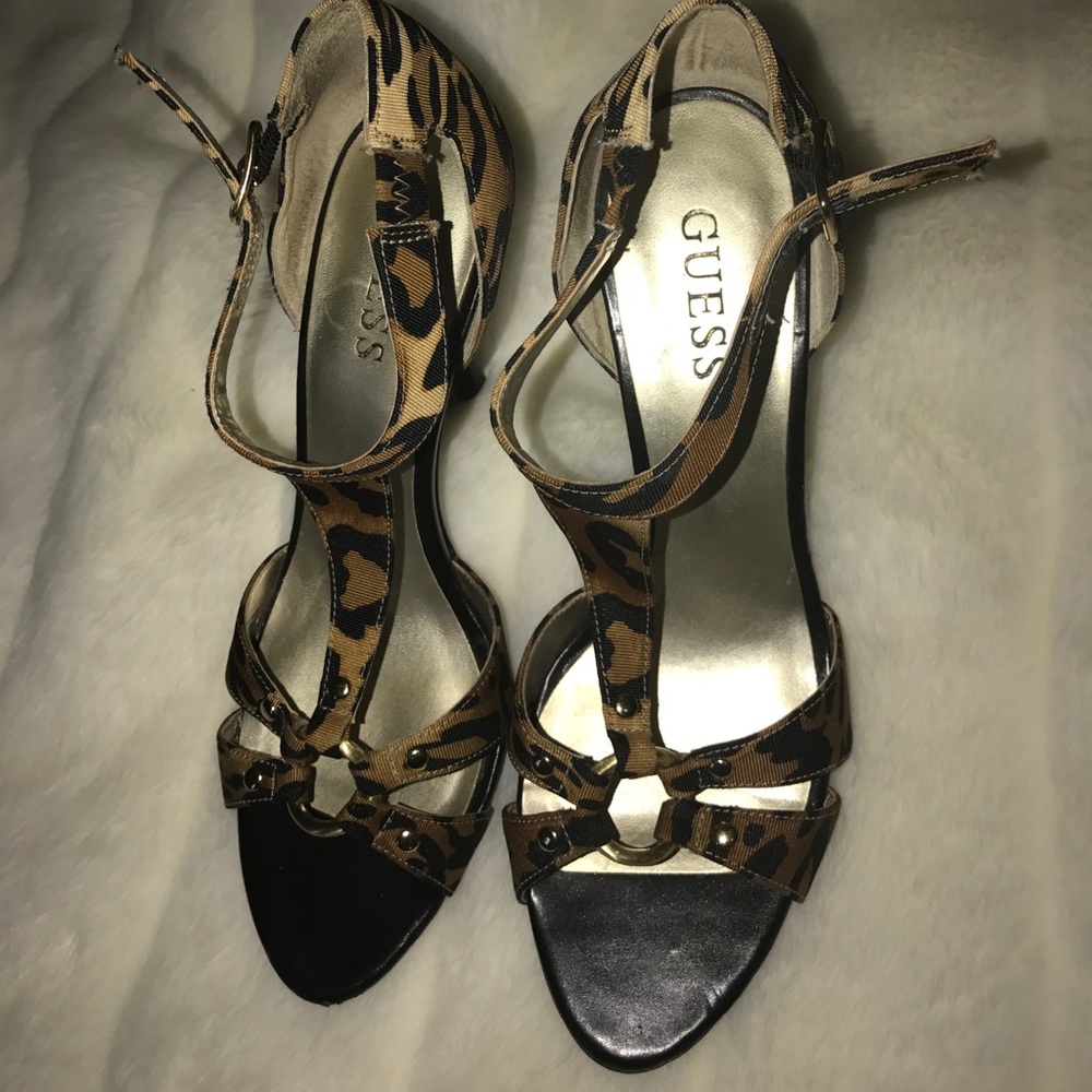 Guess Leopard heels