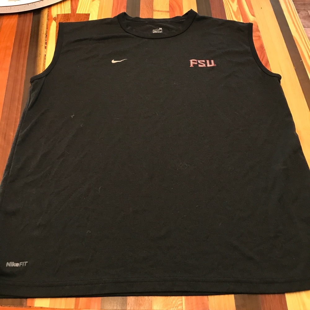Black fsu tank top