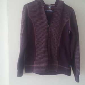 Kuhl purple hooded sweater