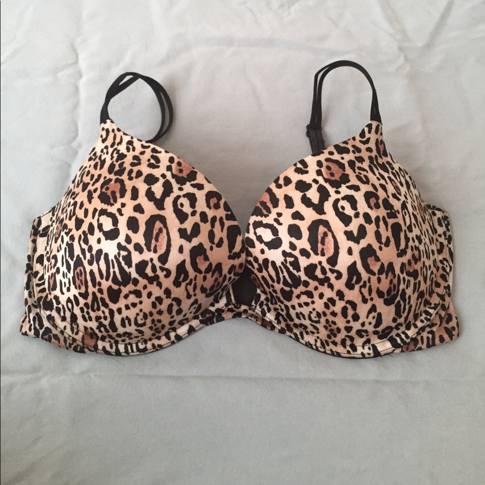 VS very sexy push up leopard bra