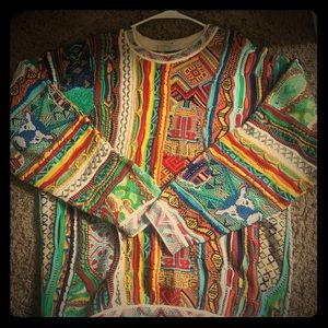 Vintage Coogi Sweater AZTEC print