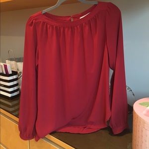 Long sleeve blouse
