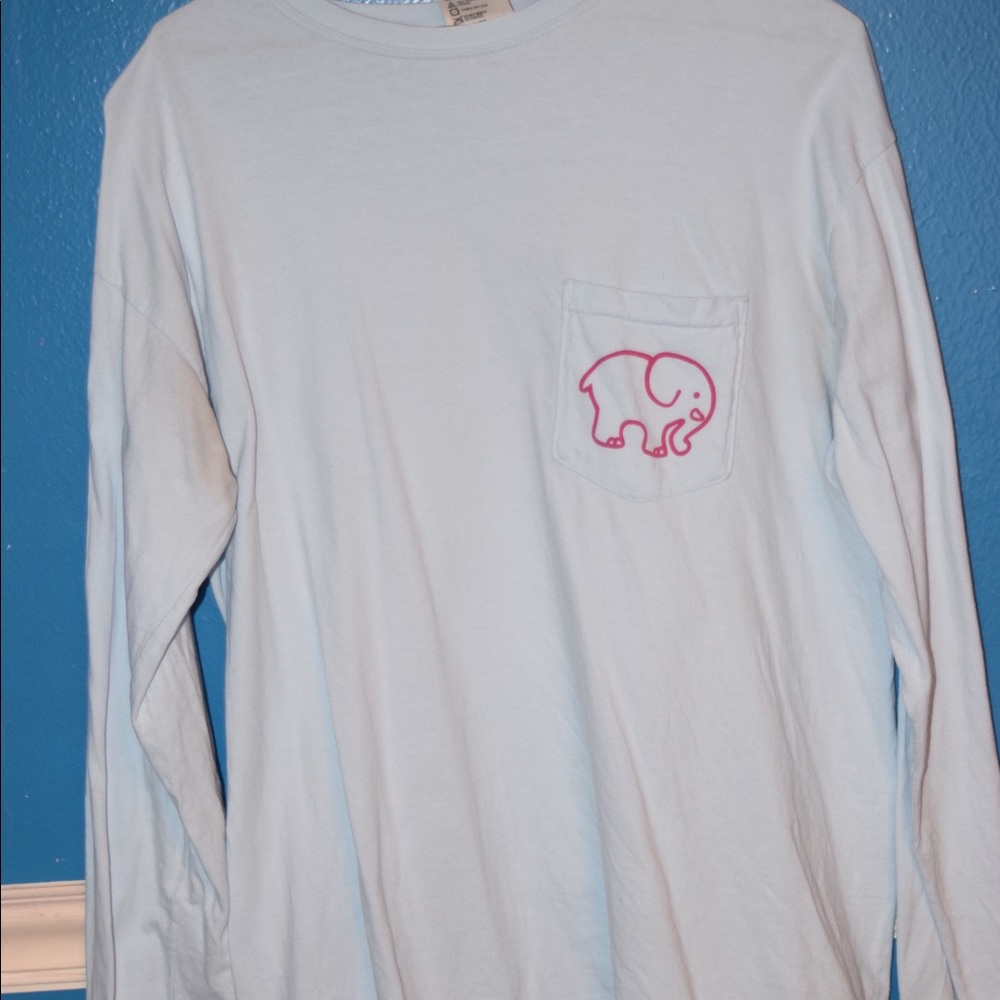 LIGHT BLUE IVORY ELLA LONG SLEEVE