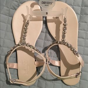 David's Bridal sandals