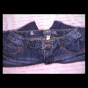 Cherokee denim Fringe shorts