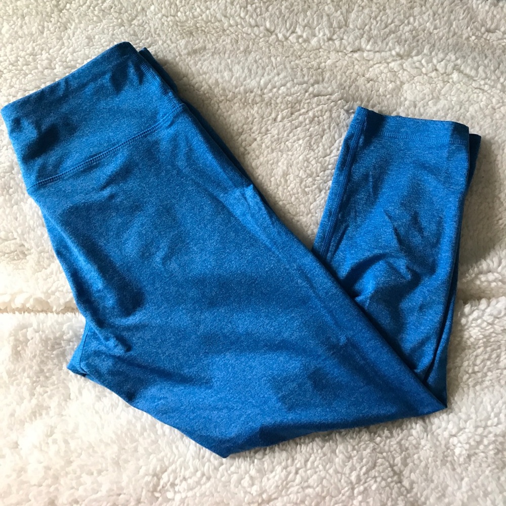 Blue Yoga Leggings NWOT