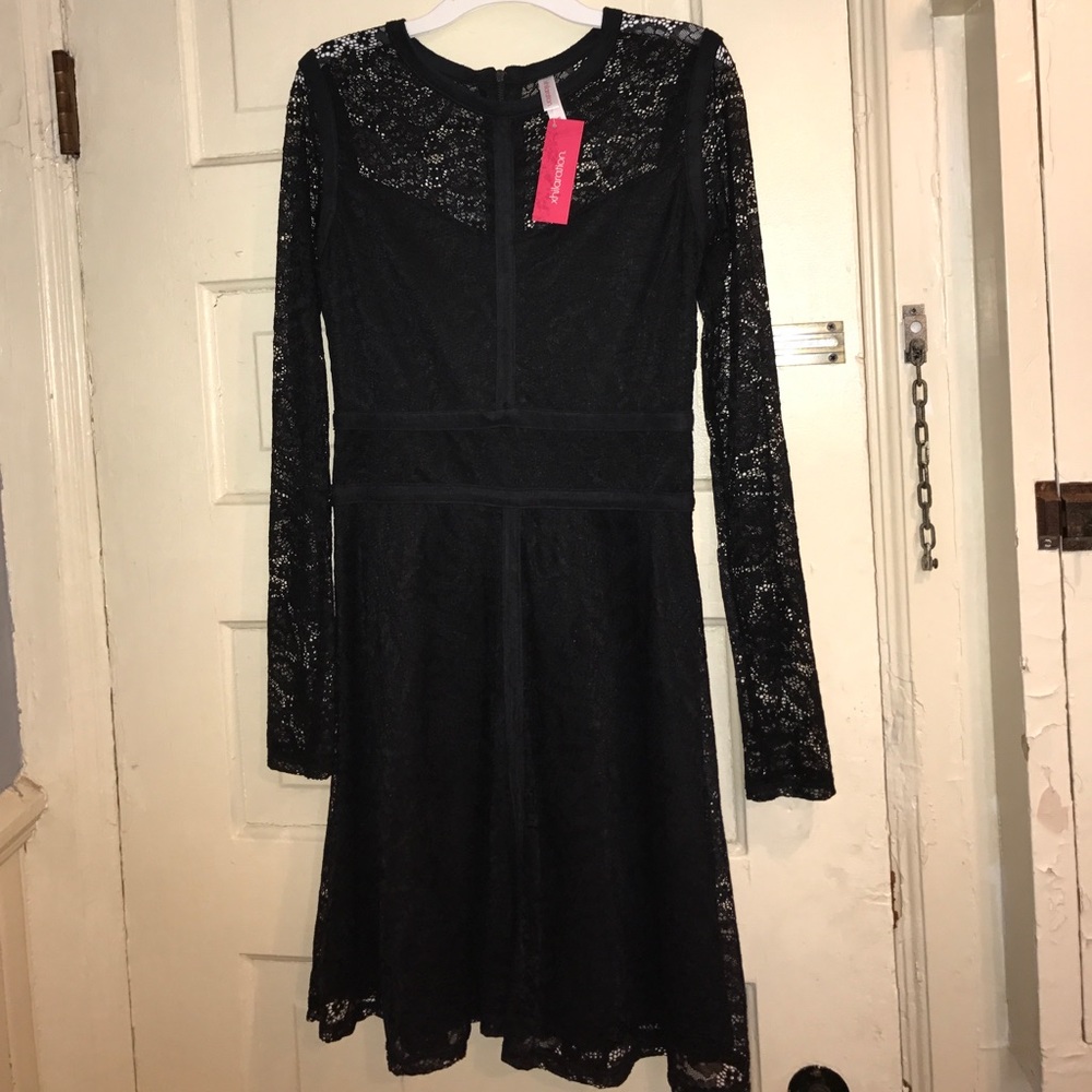 Target Xhilaration dress black long sleeve