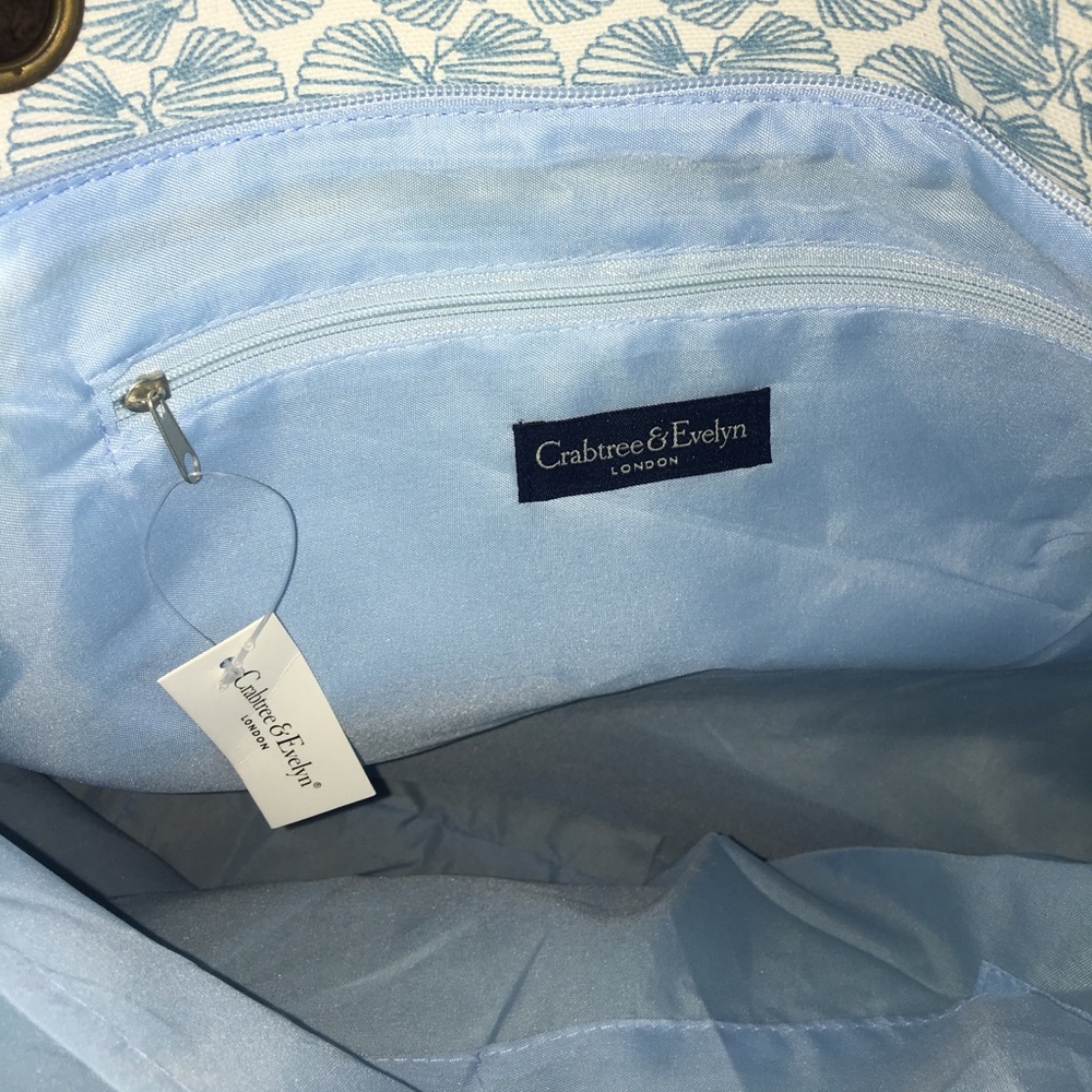 NWT Crabtree & Evelyn Beach Tote w/Rope Handle - Picture 3 of 5