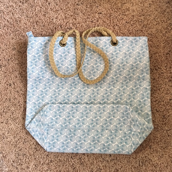 NWT Crabtree & Evelyn Beach Tote w/Rope Handle - Picture 5 of 5