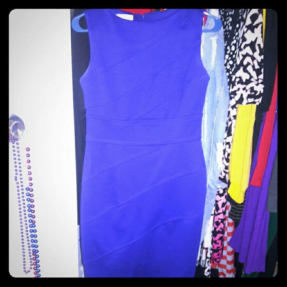 Classy royal purple dress