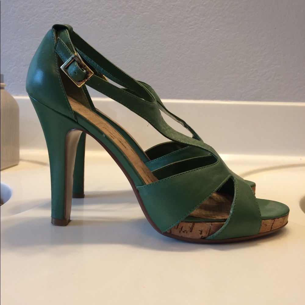 Nine West cork sandals