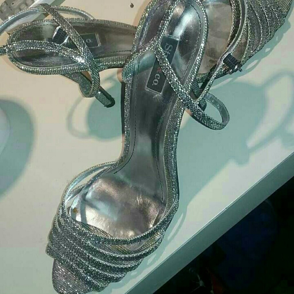 Silver heels