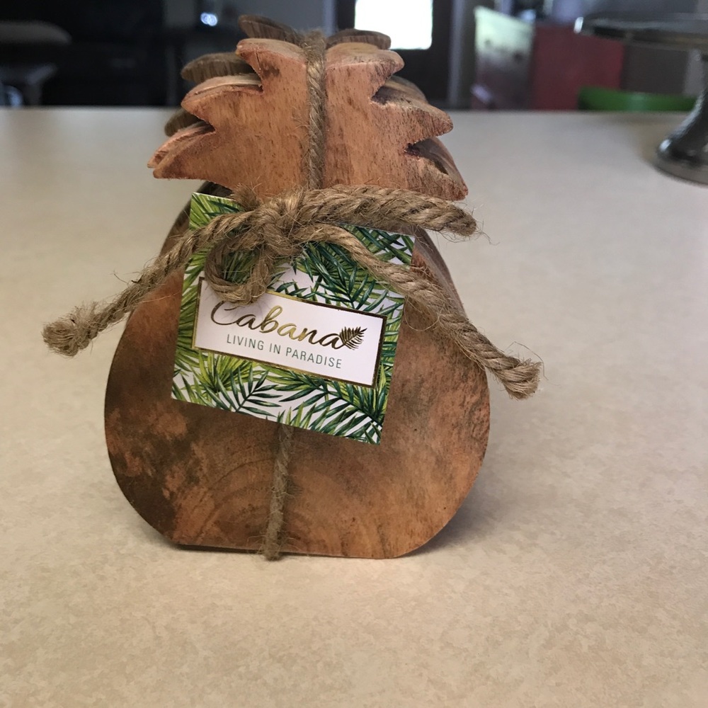Pineapple coaster