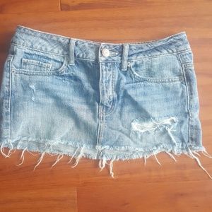 Distress Jean skirt from American Eagle Outfitters