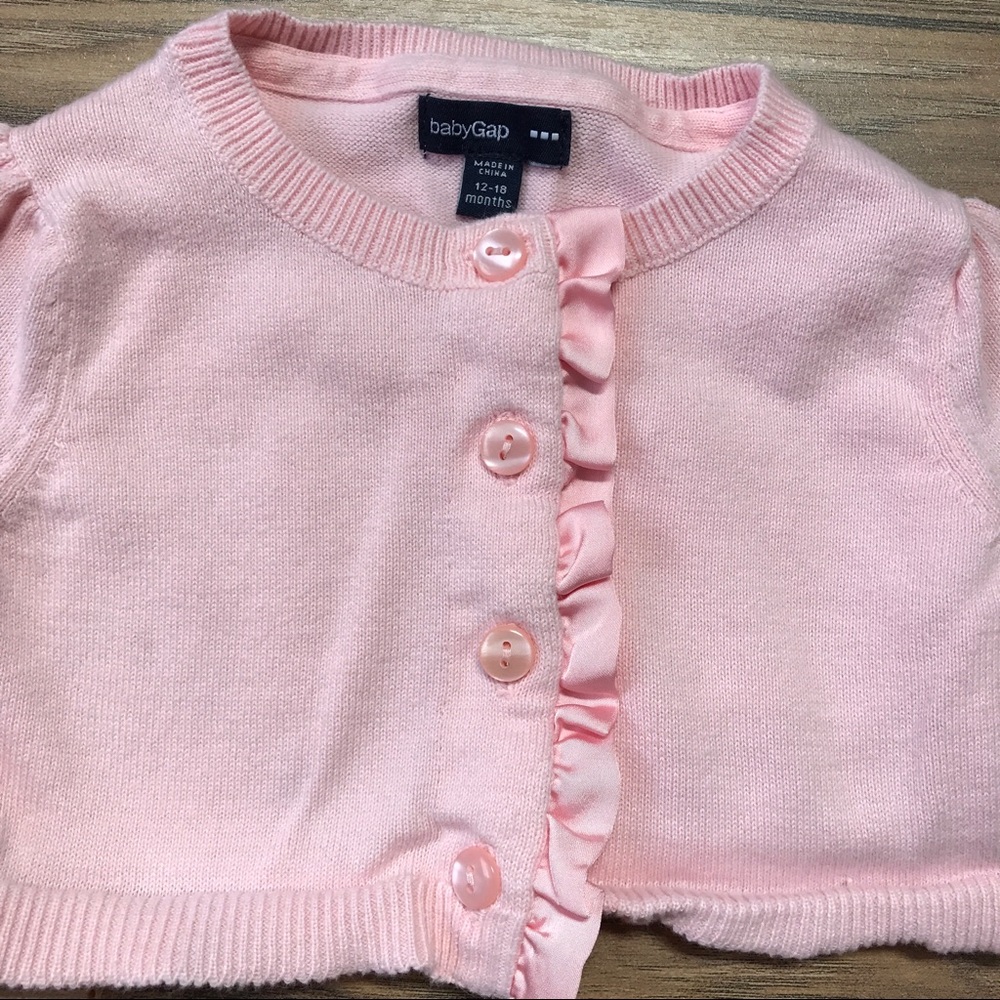 Baby Gap Pink Shrug Cardigan size 12-18 months 💗