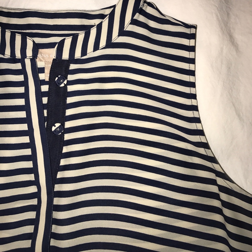 Banana Republic striped blouse NWOT