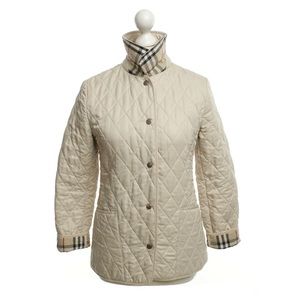 Burberry Nova Check Lined Quilted Jacket