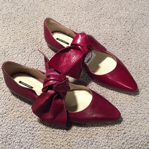 Zara Shoes - Zara Bow Flats