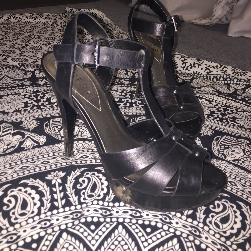 black heels