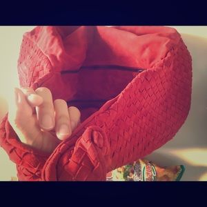 Bottega Veneta shoulder bag( Suede leather)