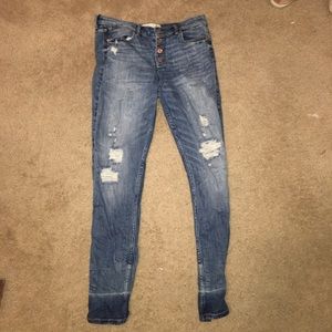 Abercrombie Ankle Straight Jeans